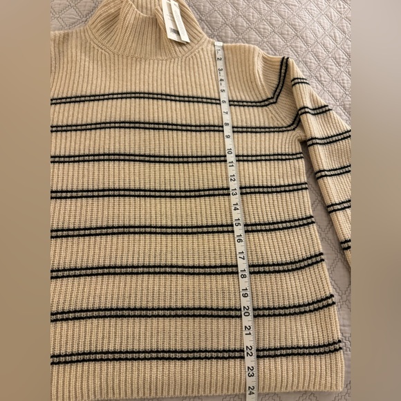 COPY - VINCE
Cashmere Striped Turtleneck Sweater - Picture 8 of 10